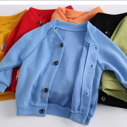 [514104] - Atasan Cardigan Fashion Anak Import - Motif Rainbow