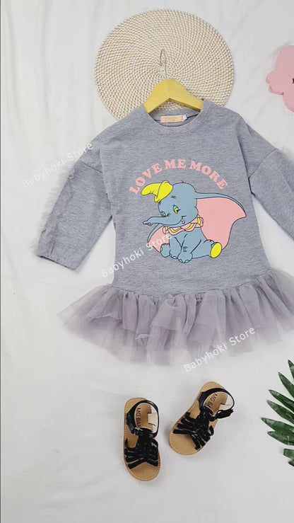 [363271] - Dress Trend Fashion Anak - Motif Elephants Love Me