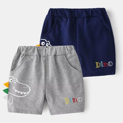 [513302] - Bawahan Pendek / Celana Boxer Anak - Motif Dino 3D