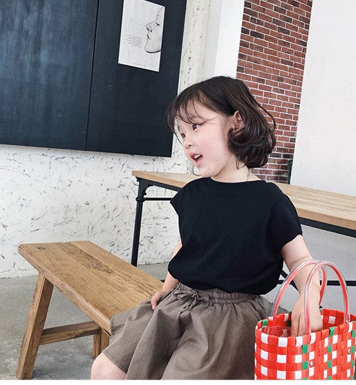 [507103] - Setelan Fashion Anak Perempuan - Motif Plain Casual