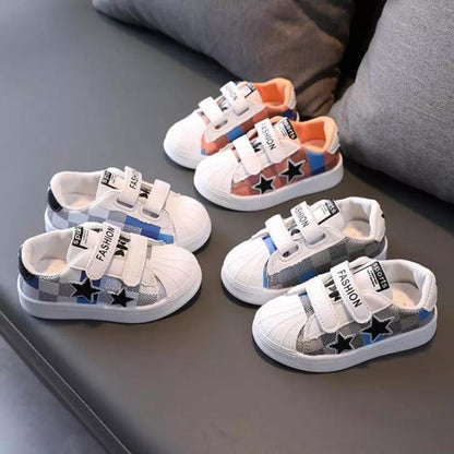 [343172] - Sepatu Sneakers Import Fashion Trendy Anak - Motif Box Star