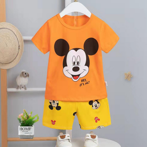 [2251415] - Baju Setelan Anak Import - Motif Hey Mickey