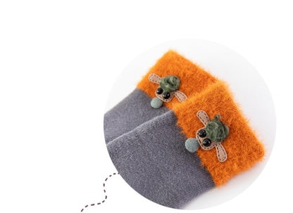 [375148-GRAY] - Kaos Kaki Bayi Lucu / Kaos Kaki Anak Import - Motif 3D Sheep