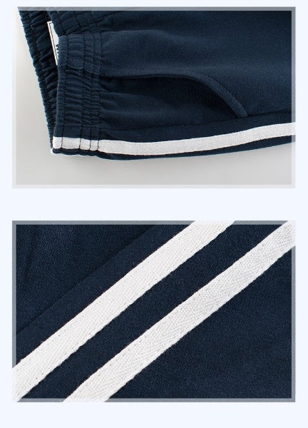 [121214-LIGHT BLUE] - Celana Santai Anak / Celana Training Anak - Motif Side Line