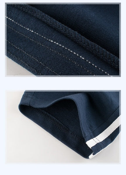 [121214-NAVY] - Celana Santai Anak / Celana Training Anak - Motif Side Line