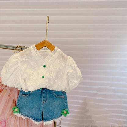 [363497] - Setelan 3D Import Fashion Anak - Motif Little Blossom