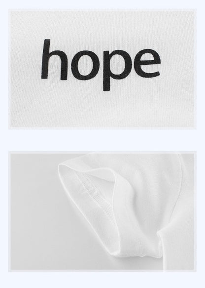 [121256-BLACK] - Atasan Anak / Kaos Anak Trendi - Motif Hope