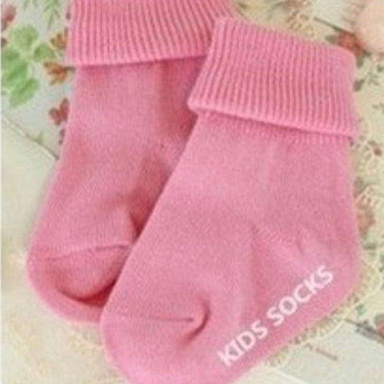 [375145-PINK] - Kaos Kaki Bayi Lucu / Kaos Kaki Anak Import - Motif Kids Socks