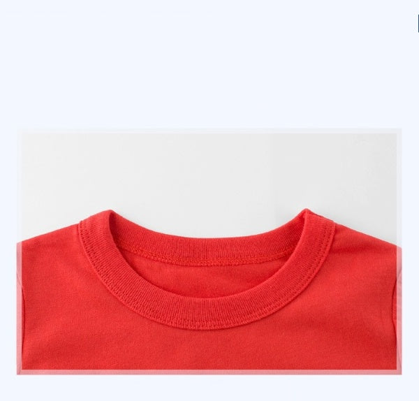 [121197-PINK] - Atasan Anak / Kaos Anak Trendi - Motif Plain Color