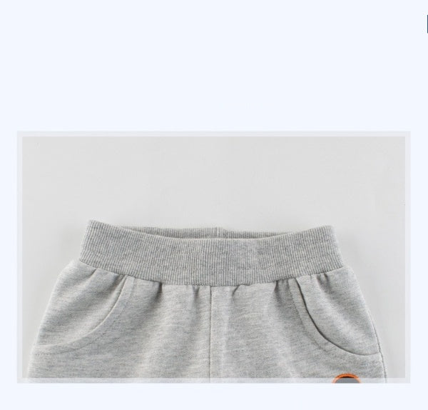 [121200-GRAY] - Celana Santai Anak / Celana Training Anak - Motif Tirex