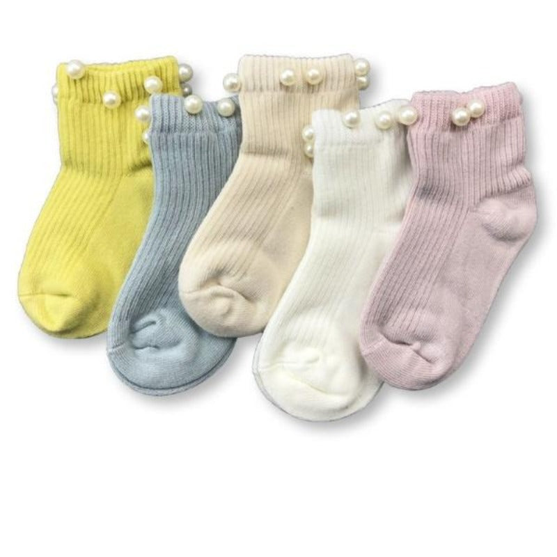 [376101-PEARL] - Kaos Kaki Anak Lucu Import - Motif Pearl