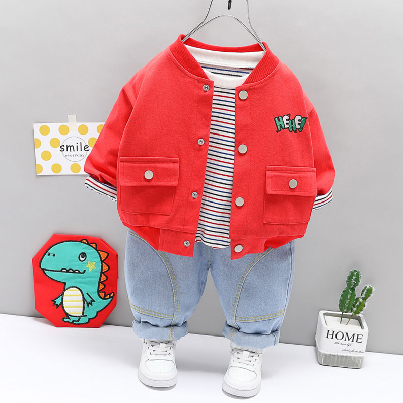 [345310] - Setelan 3 in 1 Cardigan Fashion Anak - Motif HEHE!!